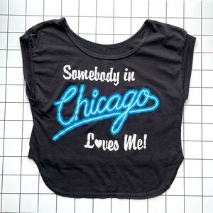 Vintage remade “Somebody in Chicago loves me” tee